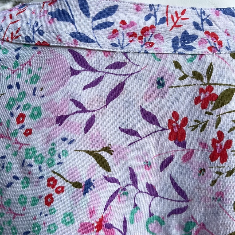 NWT Woman Within sleeveless floral blouse 22/24 - Picture 4 of 8